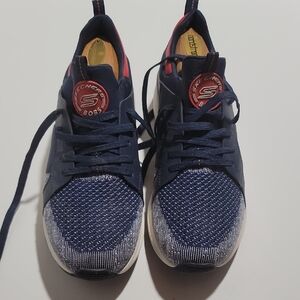 Skechers Navy and Red Women's Sneakers